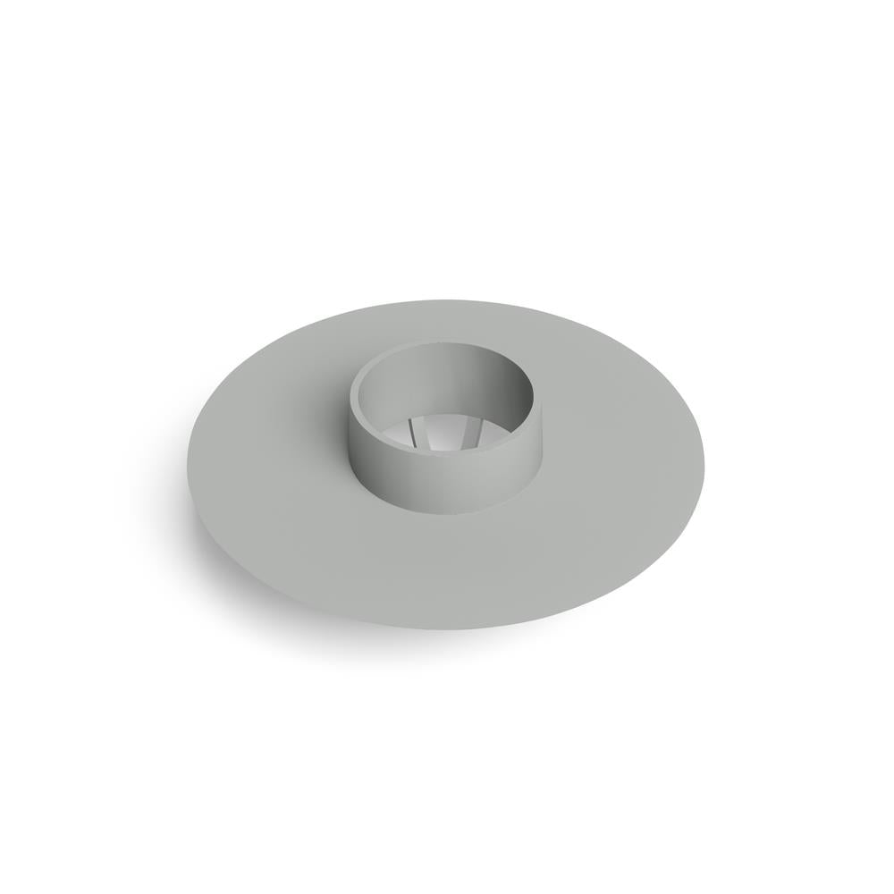 Umbra Flex Badewannenstöpsel, Haarsieb, Abflusssieb für Dusche, Badewanne, Waschbecken, in Grau