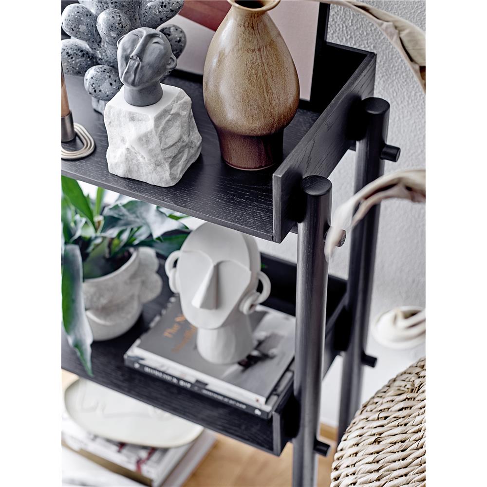 Bloomingville Vesla Dekoration Kopf Schwarz Deko-Gesicht aus Terrakotta dänisches Design