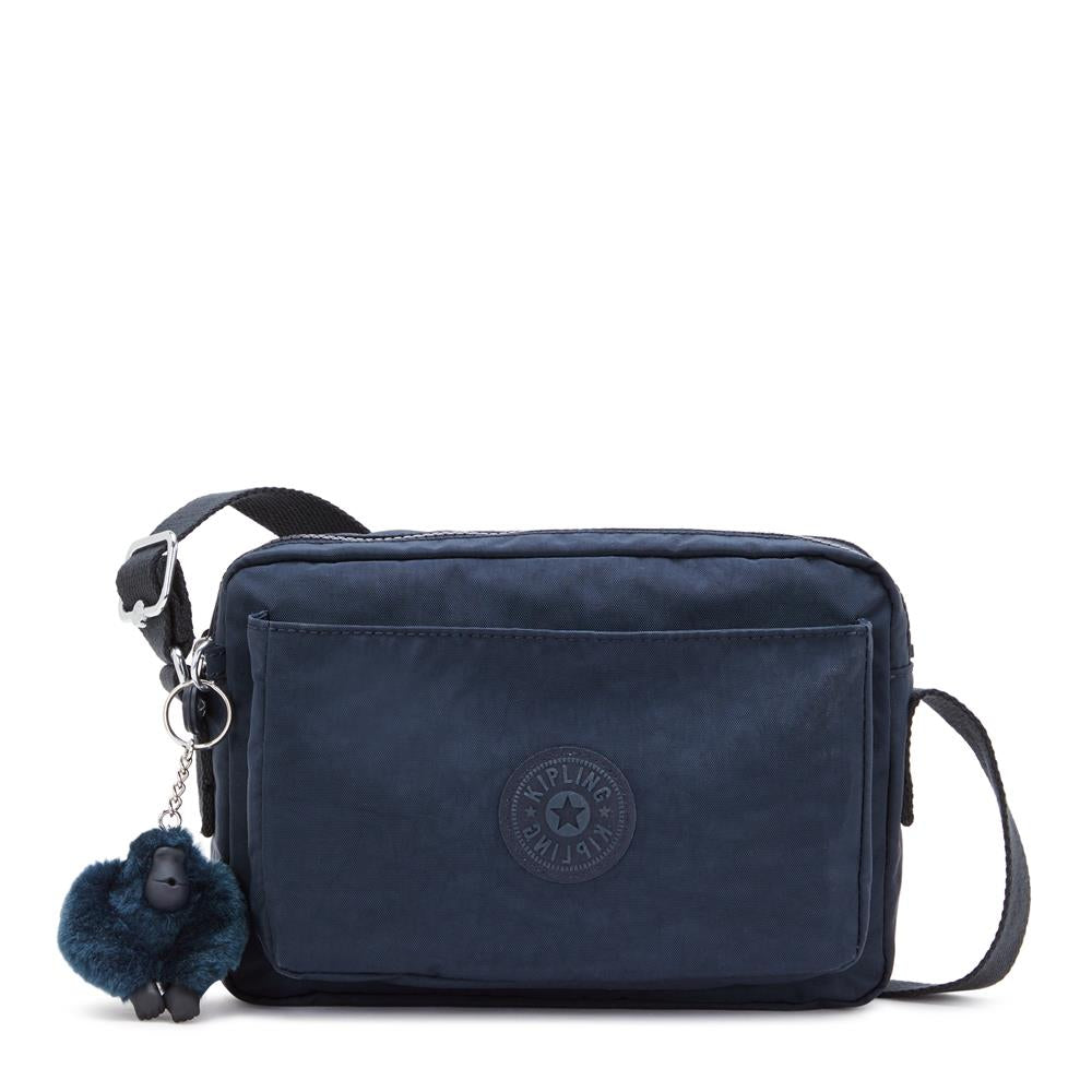 Kipling ABANU M, Mittelgroße Umhängetasche, Blue Bleu 2 (blau), 4L, Schultertasche