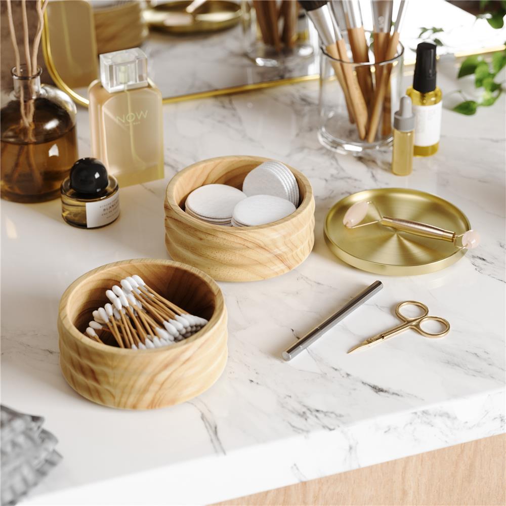 Umbra Tesora Aufbewahrungsbox aus Holz, 13cm, stapelbare Schmuckdose