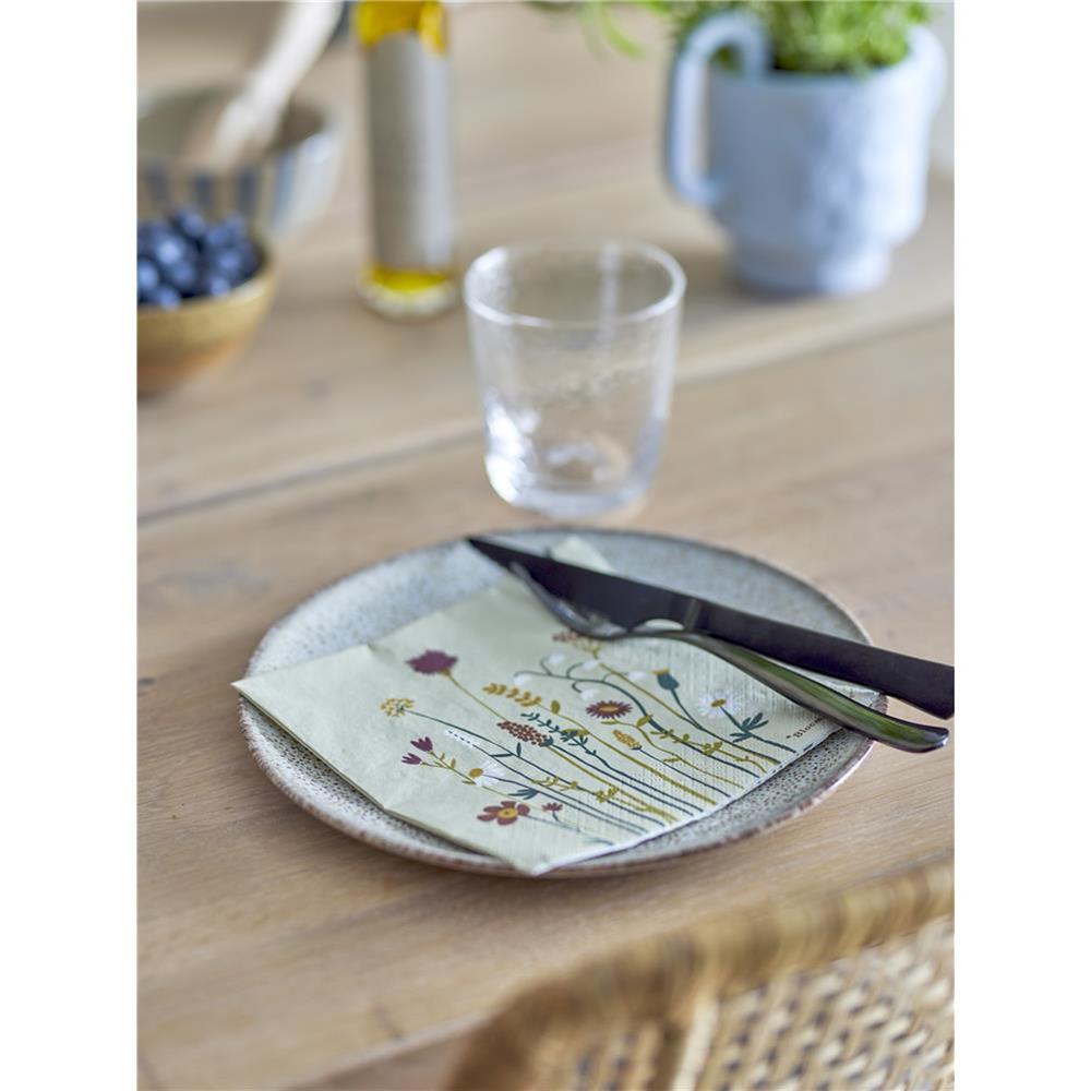 Bloomingville Paige Serviette, Natur, FSC Mix®, Papier L33xB33 cm, 20er Set