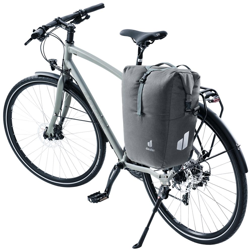 deuter Valbona 20+5, Fahrradtasche, graphite (grau), 25L, Hinterradtasche