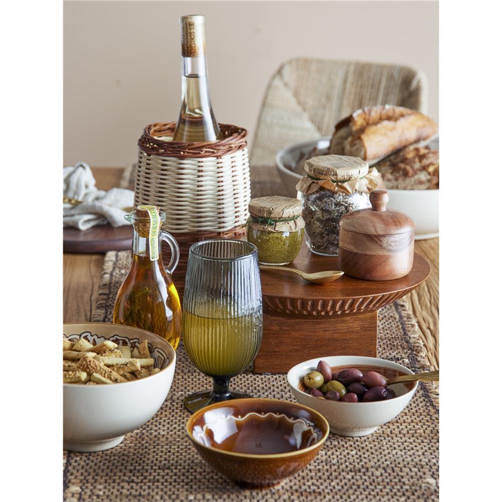 Bloomingville Miho Kuchenplatte, Braun, Mangoholz D25,5xH10 cm