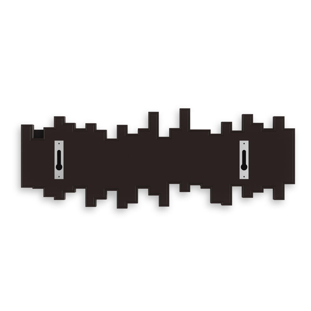 Umbra Stäbchen Garderobenhaken 49 x 18 x 3 cm Espresso 5 Haken Kunststoff Garderobenleiste