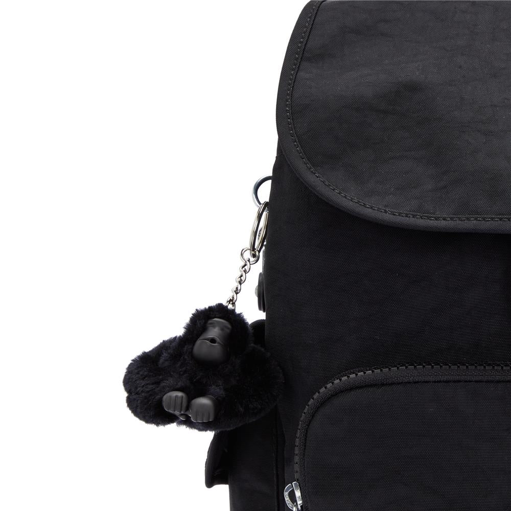 Kipling CITY PACK S, Kleiner Rucksack, Black Noir (schwarz), 9L, Kompakt & Stylisch