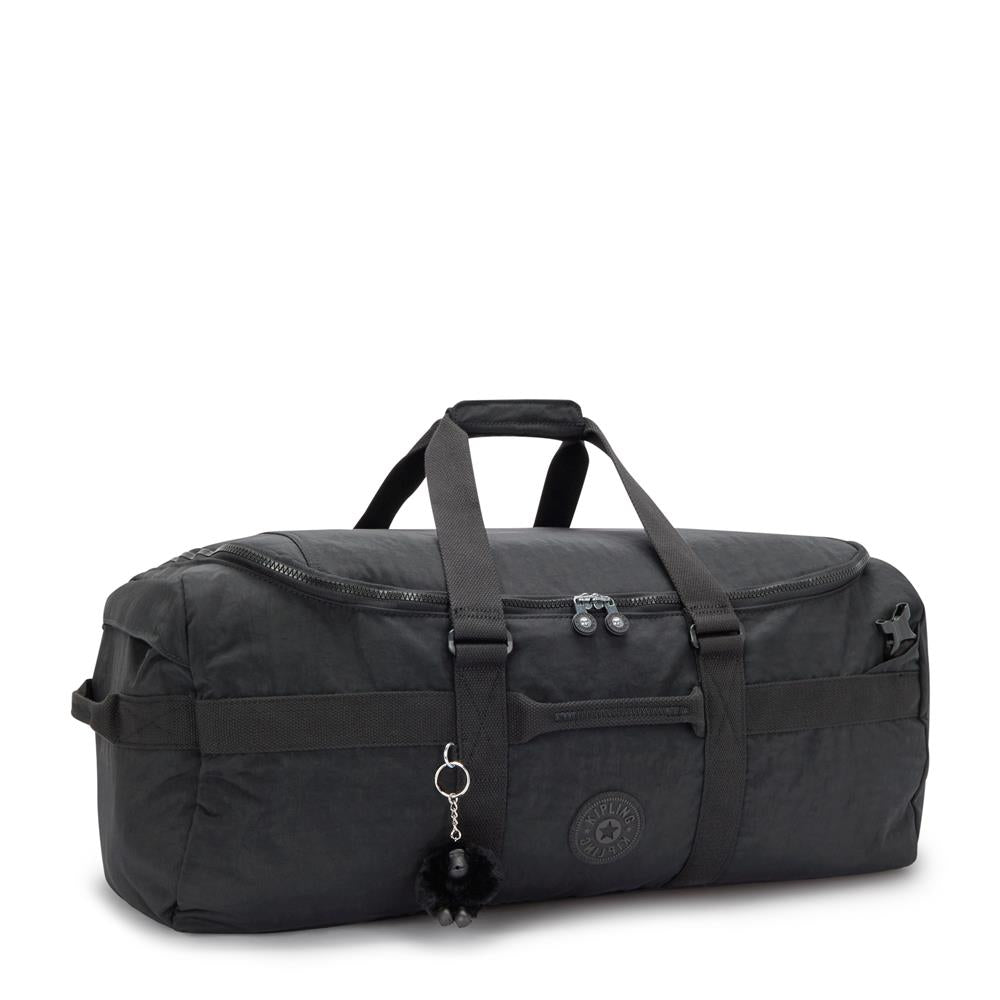 Kipling JONIS M Mittelgroßer umwandelbarer Weekender-Rucksack, in Black Noir (schwarz)