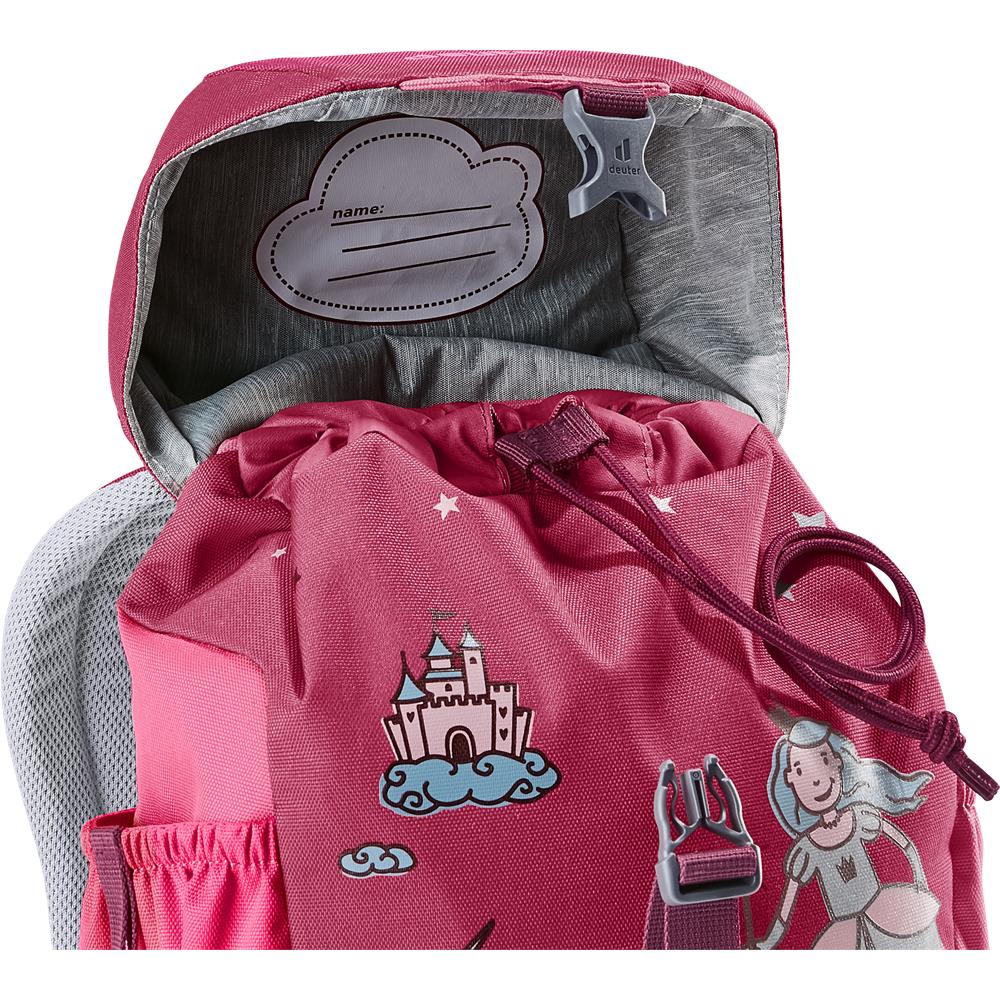 deuter Schmusebär, Kinderrucksack, Prinzessin (pink), Kindergartenrucksack