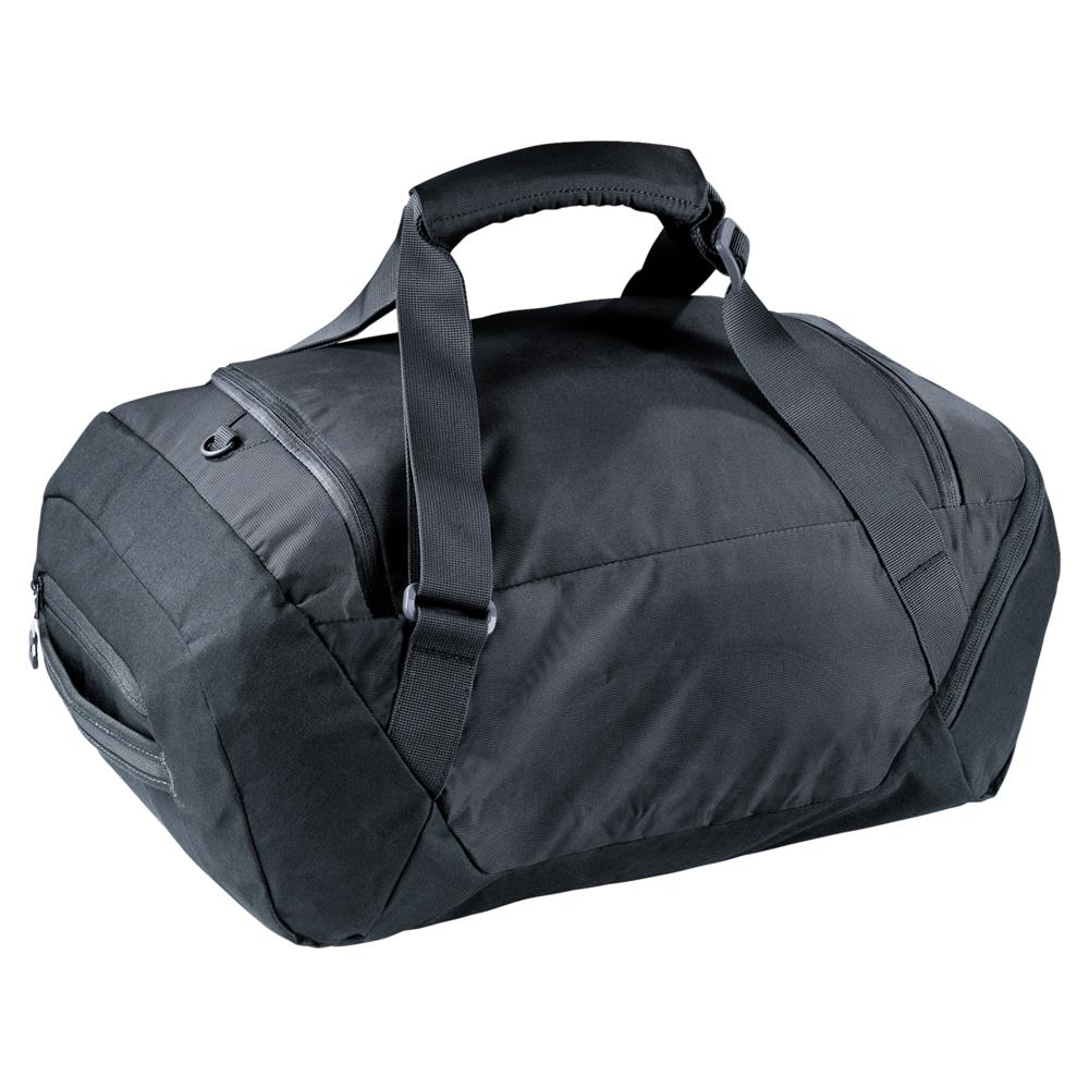 deuter Duffel 35, Reisetasche, black (schwarz), 35L, Duffelbag mit Seitentasche, Netzinnentasche