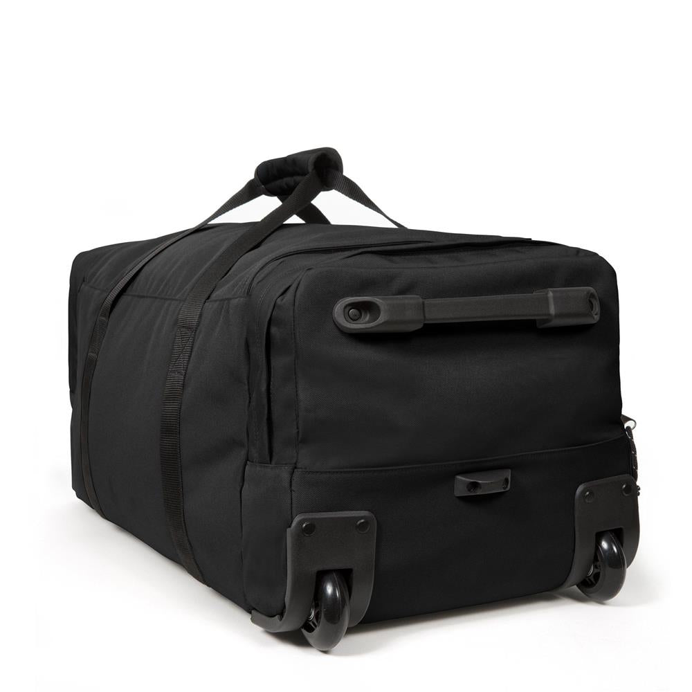 Eastpak LEATHERFACE M +, Reisetasche, Black (schwarz), 69L, mit 2 Rädern