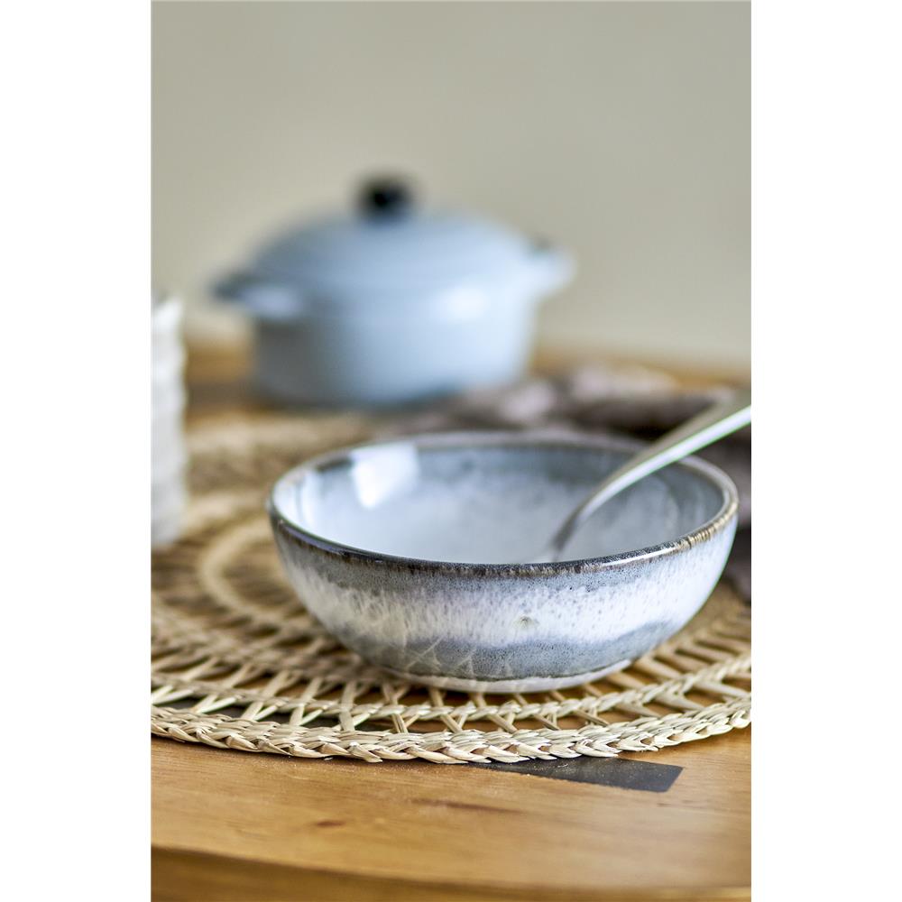 Bloomingville Paula Schüssel, Grau, 525ml, Steingut, dänisches Design
