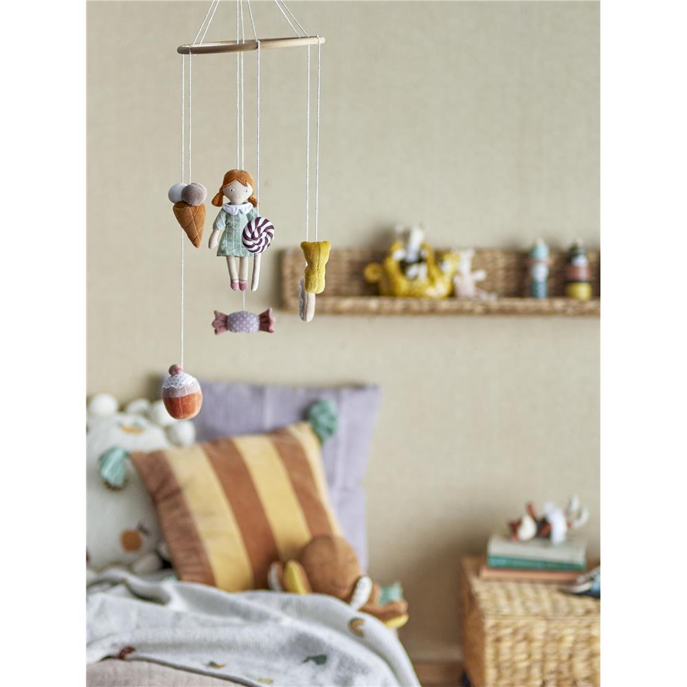 Bloomingville MINI Rosana Mobile, Mädchen, Braun, Kinderzimmer, Dekoration, dänisches Design