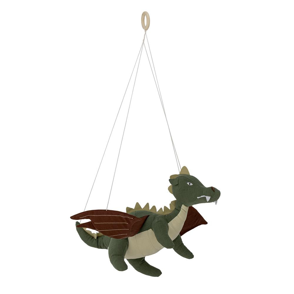 Bloomingville MINI Malvin Mobile, Drache, Grün, Kinderzimmer, Dekoration, dänisches Design