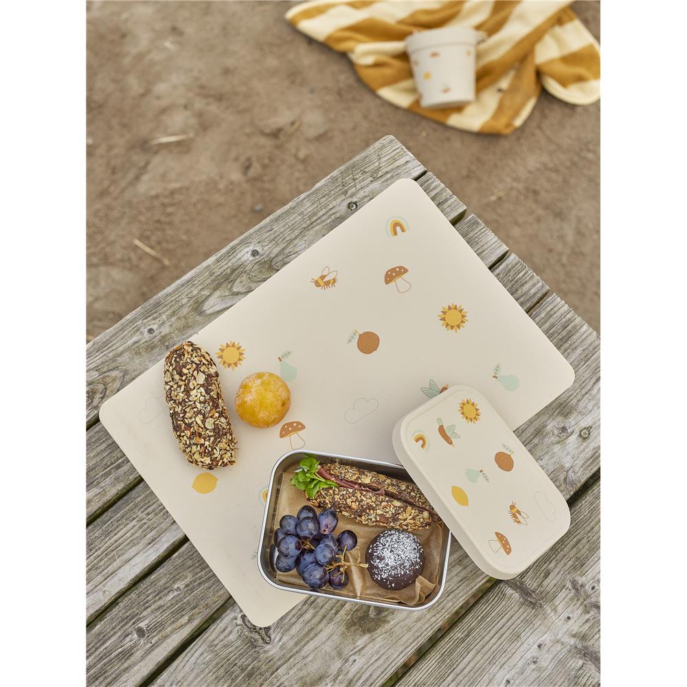 Bloomingville MINI Agnes Platzdeckchen, Natur, Silikon