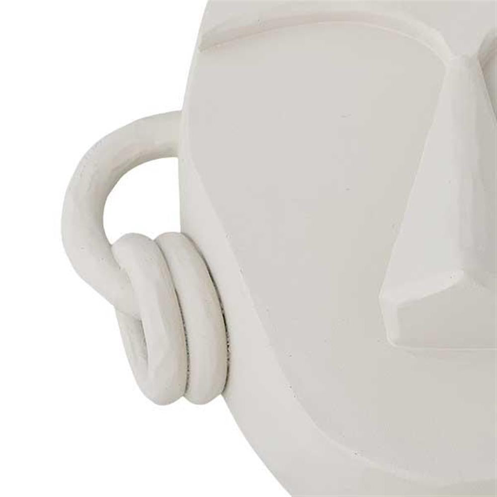 Bloomingville Luelle Deko, Weiß, Polyresin L17xH24,5xB14 cm