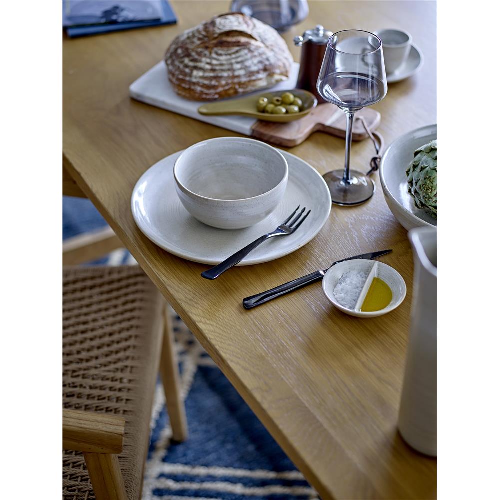 Bloomingville Taupe Schale in Grau 700ml aus Steingut im dänischen Design