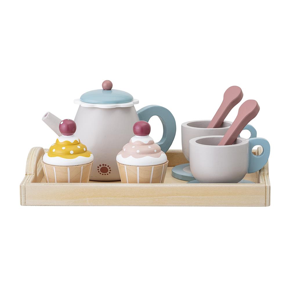 Bloomingville MINI Gentrim Tee Set Holzspielzeug Küche 8-teilig Kinderküche Rollenspiel