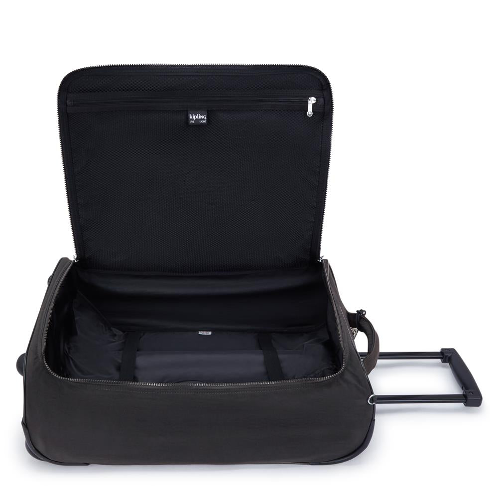 Kipling TEAGAN C, Kleine Reisetasche, Black Noir (schwarz), 33L, Handgepäck, 4-Rollen