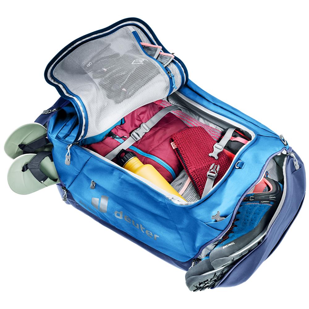 deuter Duffel Pro 60, Reisetasche, neptune-nightblue (blau), auch als Rucksack tragbar