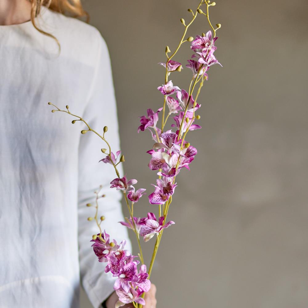 Bloomingville Orchid Kunstblume Stiel Rosa 109 cm