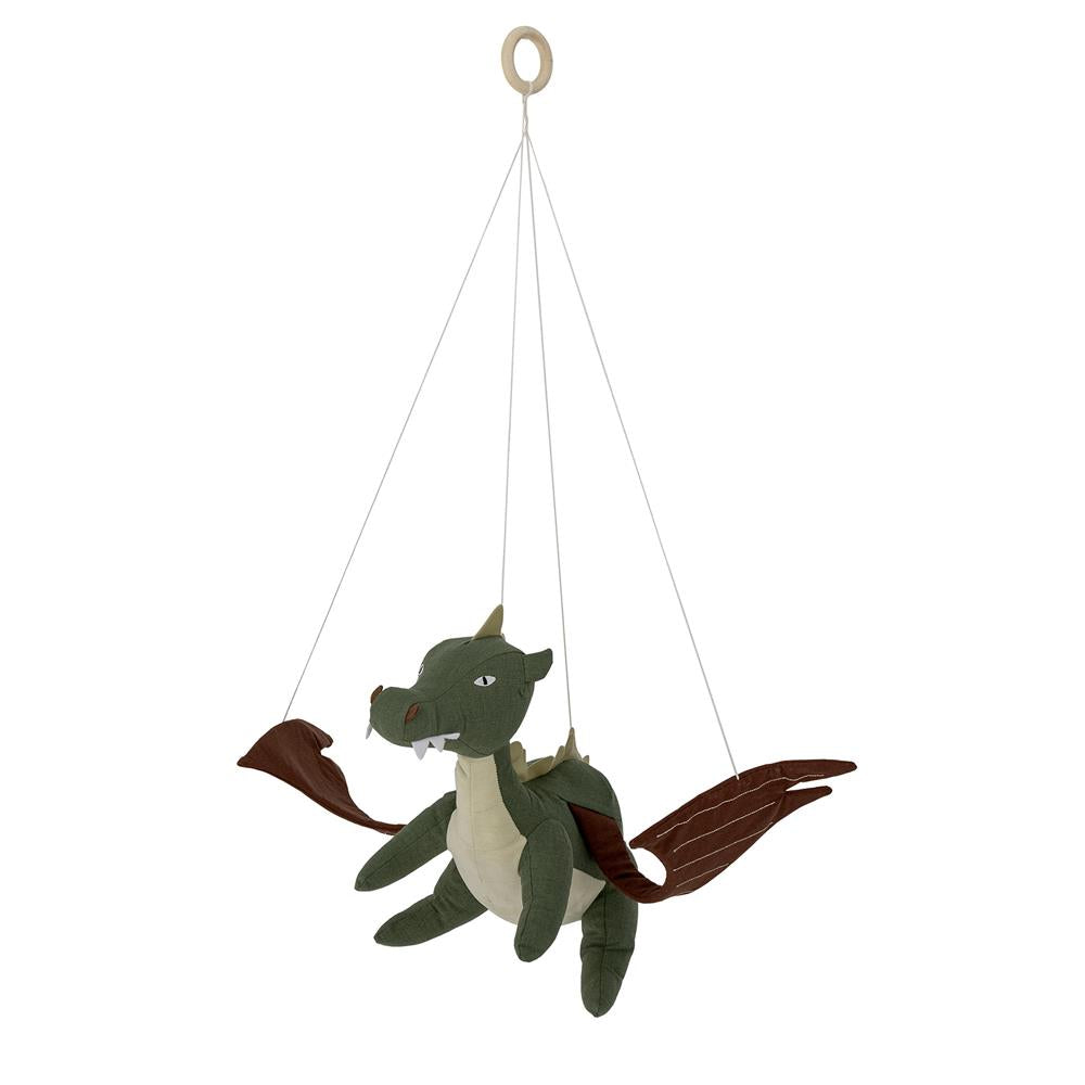 Bloomingville MINI Malvin Mobile, Drache, Grün, Kinderzimmer, Dekoration, dänisches Design