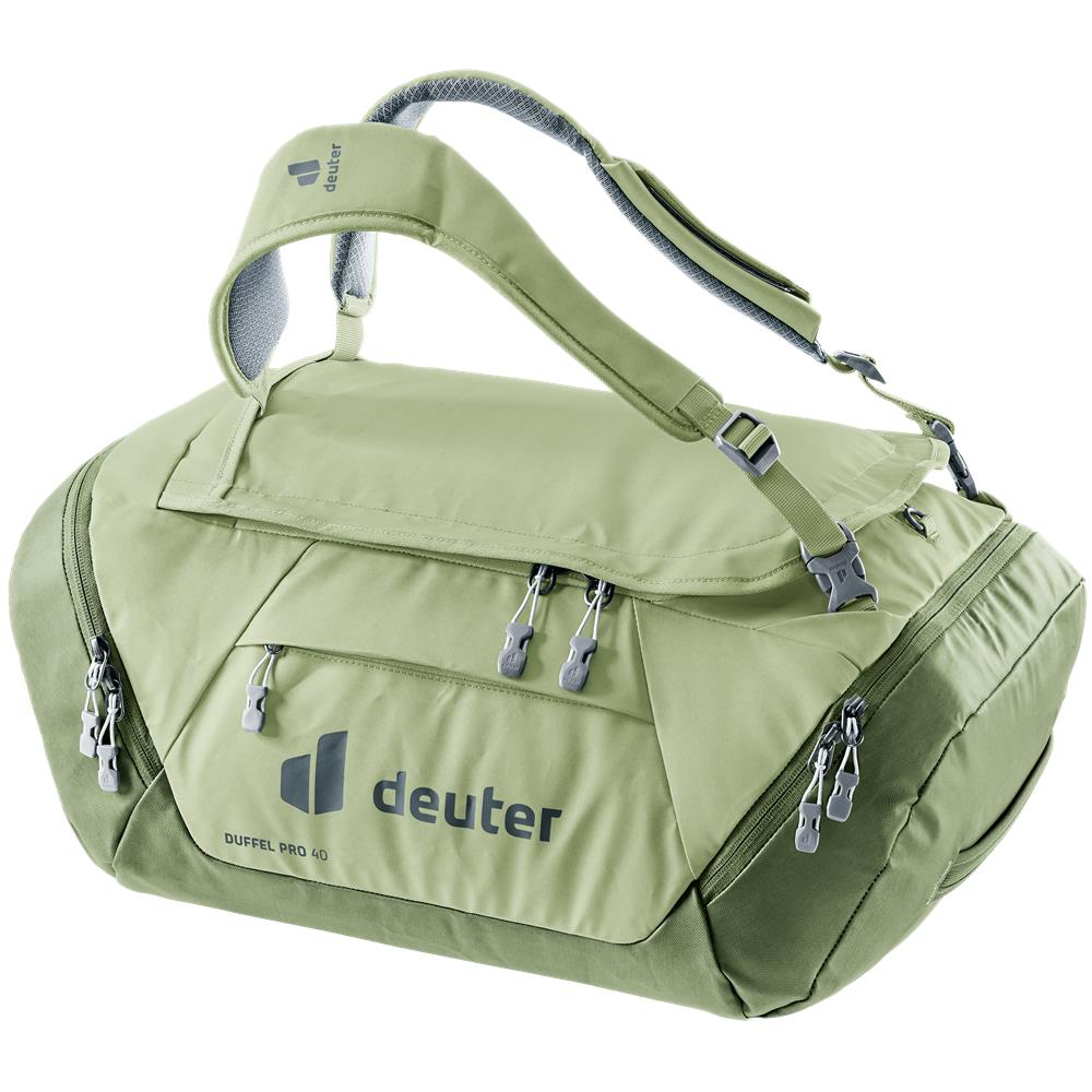 Deuter Duffel Pro 40, Reisetasche, mineral-grove (grün), auch als Rucksack tragbar