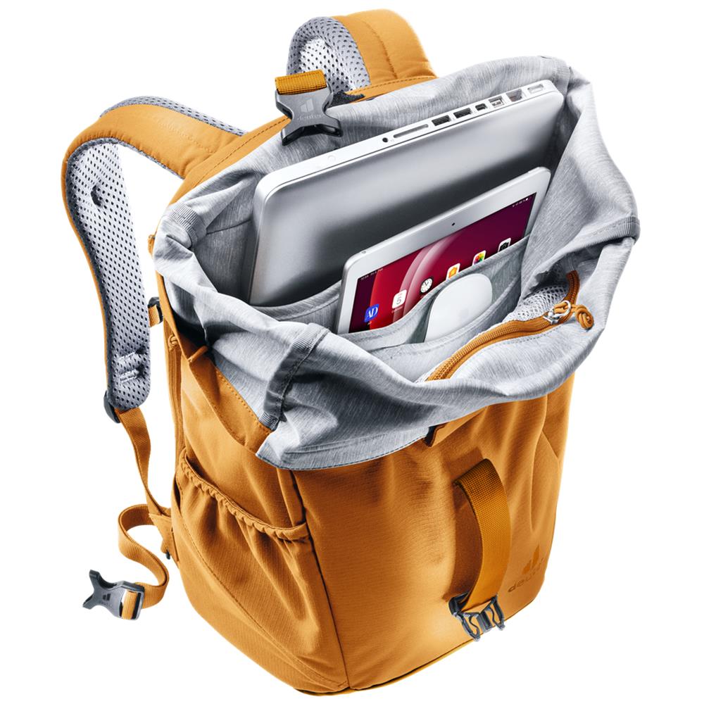 deuter Stepout, Rucksack, amber-maple (orange), 22L, mit Flaschenhalter und Laptopfach