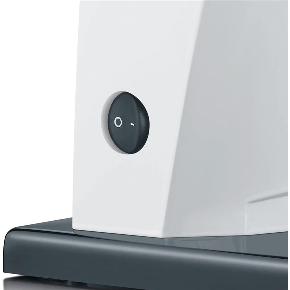 GRAEF Allesschneider SlicedKitchen S11001 weiß mit Edelstahl Wellenschliffmesser und Kindersicherung