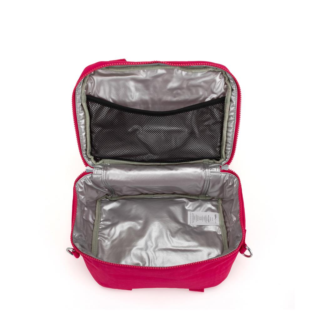 Kipling MIYO, Große Lunchbox, True Pink (pink), Frühstückstasche mit Trolleyschlaufe