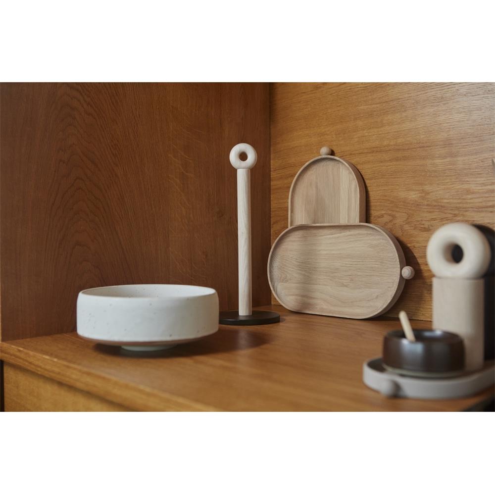 OYOY Gewürzmühle Hoop 7,5 x 16,5 cm hellbraun Eschenholz