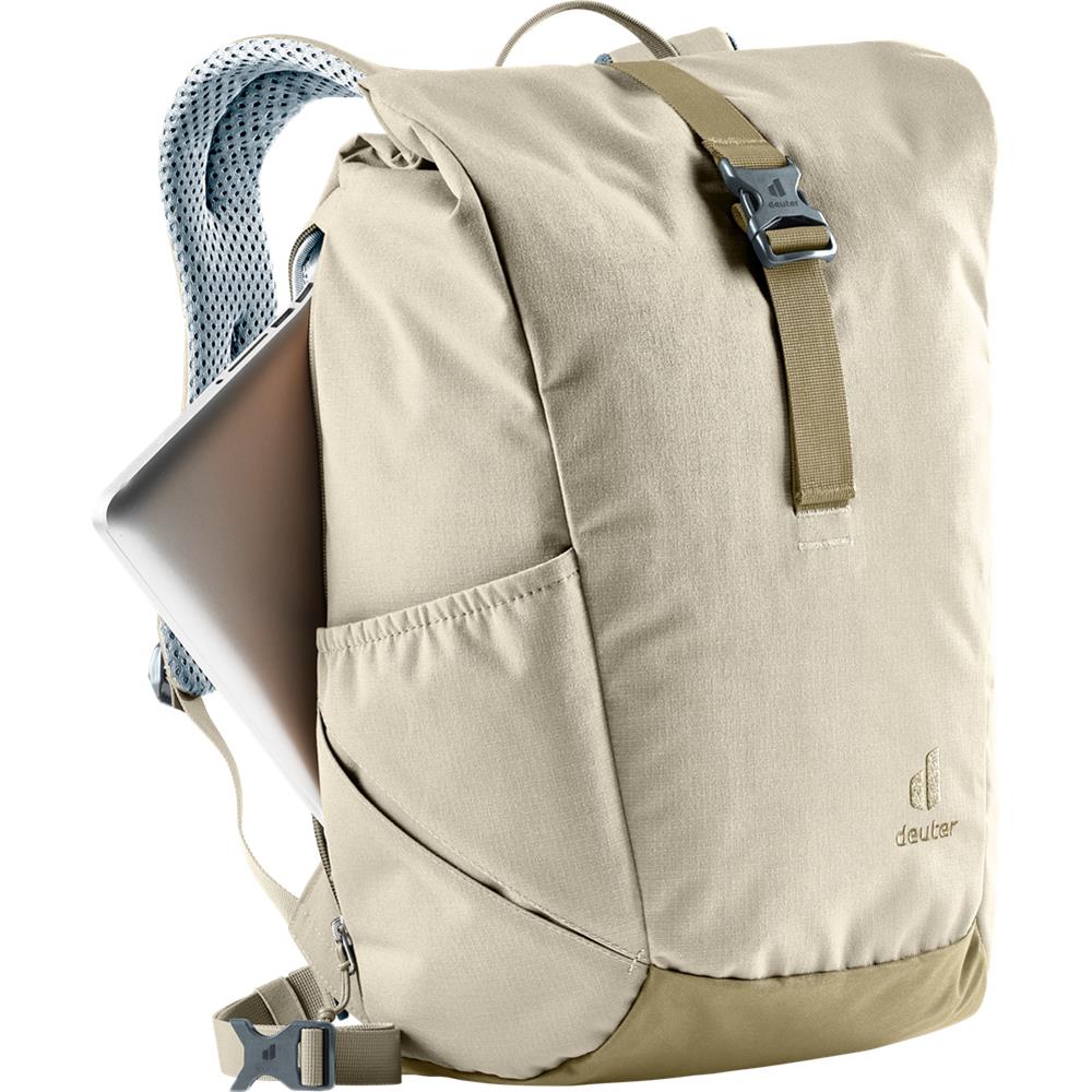 deuter Stepout, Rucksack, bone-desert (beige), 22L, mit Flaschenhalter und Laptopfach