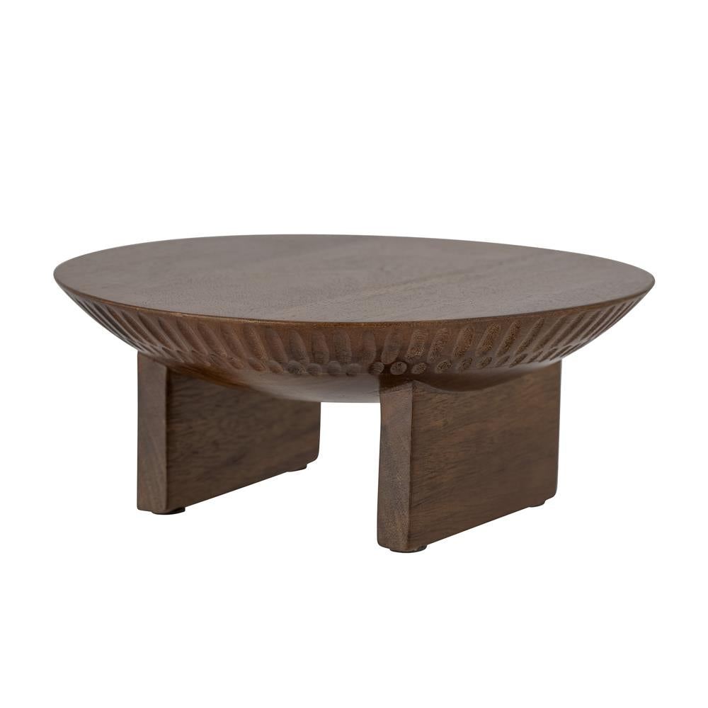 Bloomingville Miho Kuchenplatte, Braun, Mangoholz D25,5xH10 cm