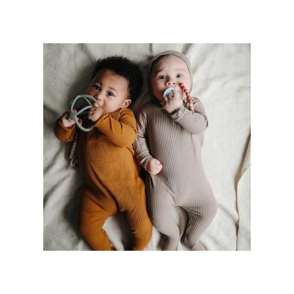 Mushie Beißring Ball, Dried Thyme, aus Silikon, BPA-frei