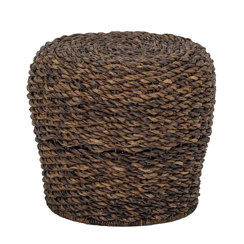 Bloomingville Tasse Hocker, Braun, Abaca, L38xH40,5xW45 cm
