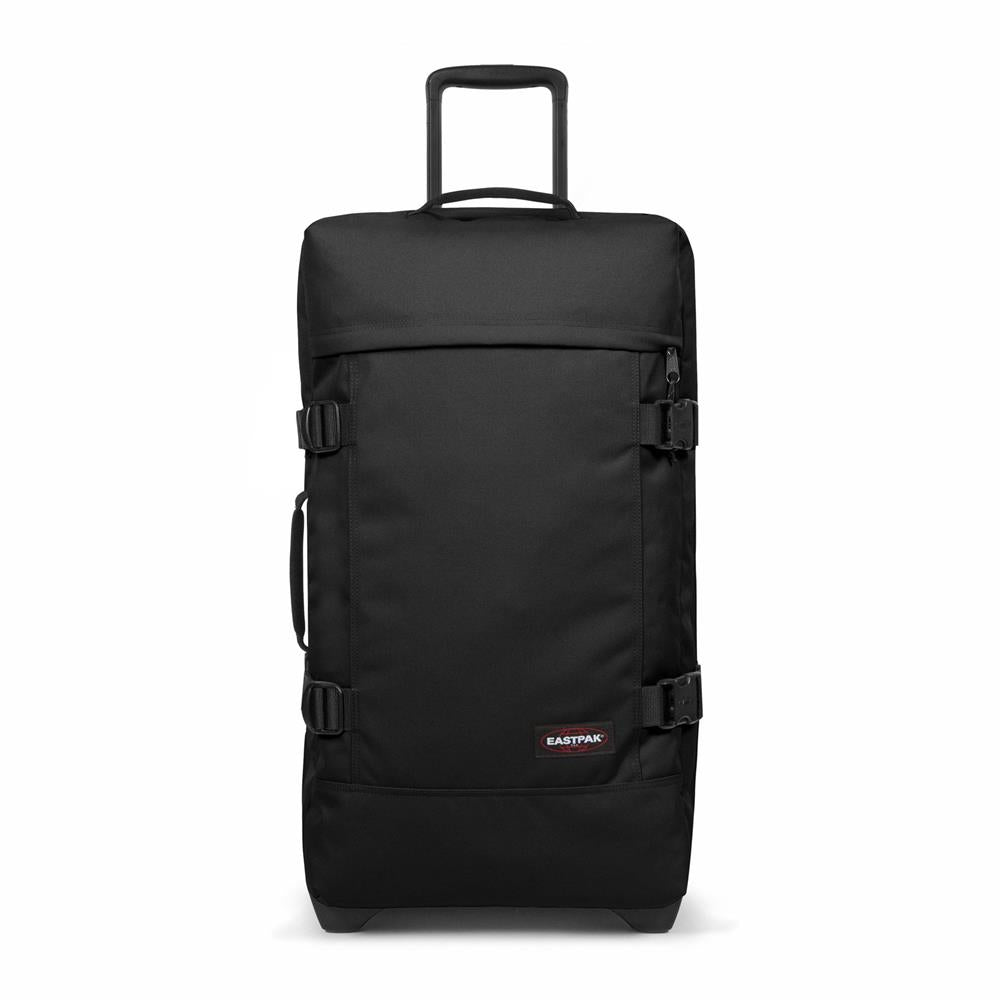 Eastpak TRANVERZ M, Reisetrolley, Black (schwarz), 78L, Rollkoffer mit 2 Rädern und TSA-Schloss