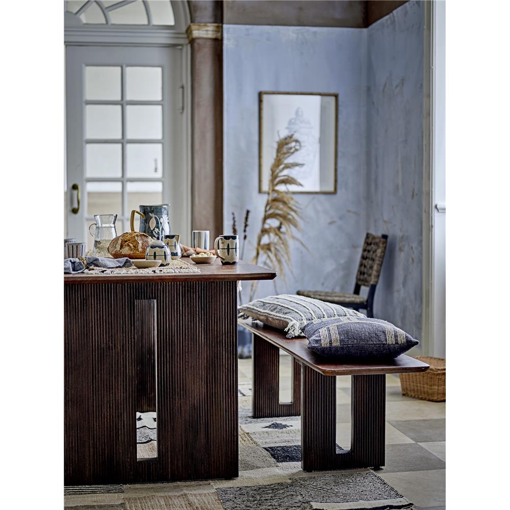 Bloomingville Ellie Krug, 1 Liter, aus recyceltem Glas mit dekorativen Luftblasen