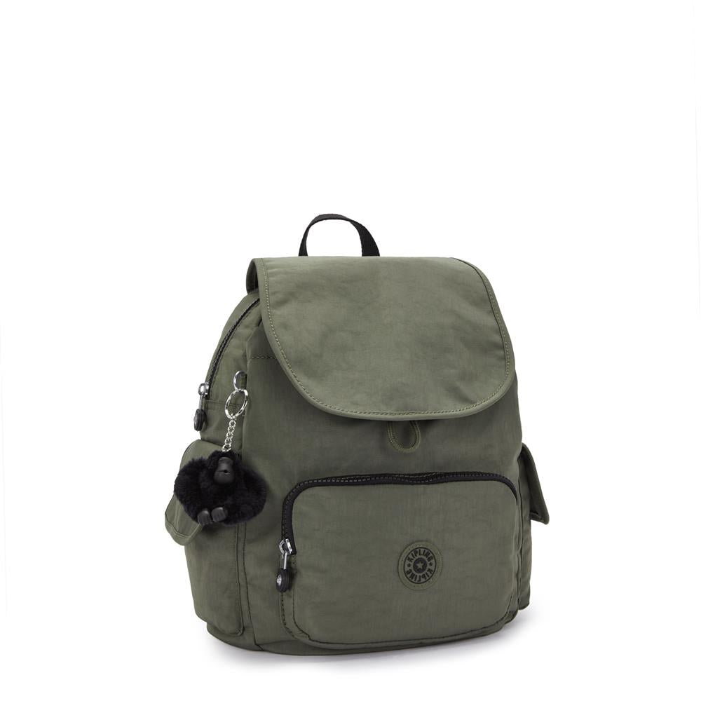 Kipling CITY PACK S, Kleiner Rucksack, Green Moss (grün), 9L, Kompakt & Stylisch