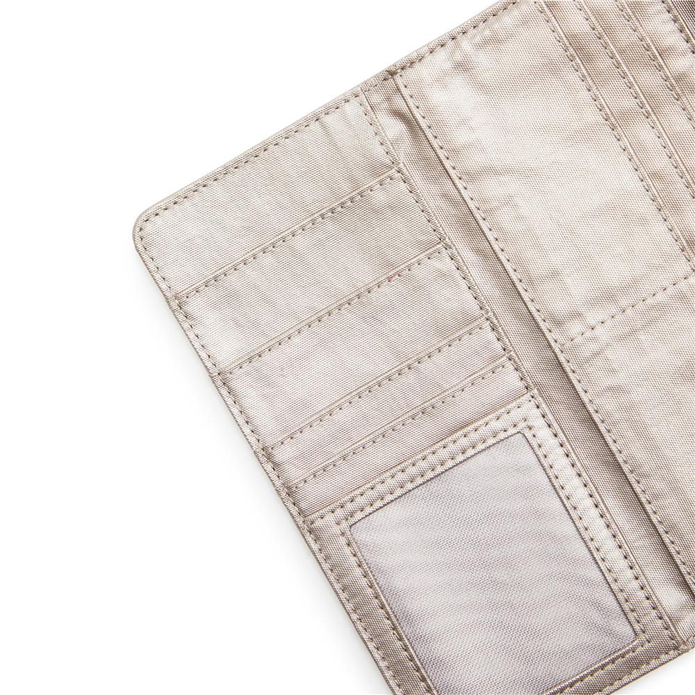 Kipling MONEY LAND, Großes Portemonnaie, Metallic Glow (beige), Geldbörse, Brieftasche