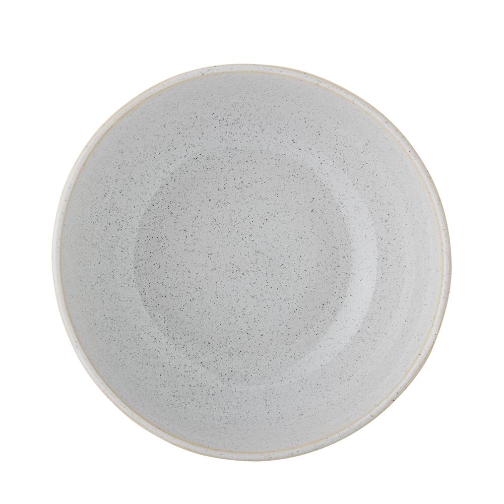 Bloomingville Addison Schale Weiß Steingut 1825 ml groß skandinavisch