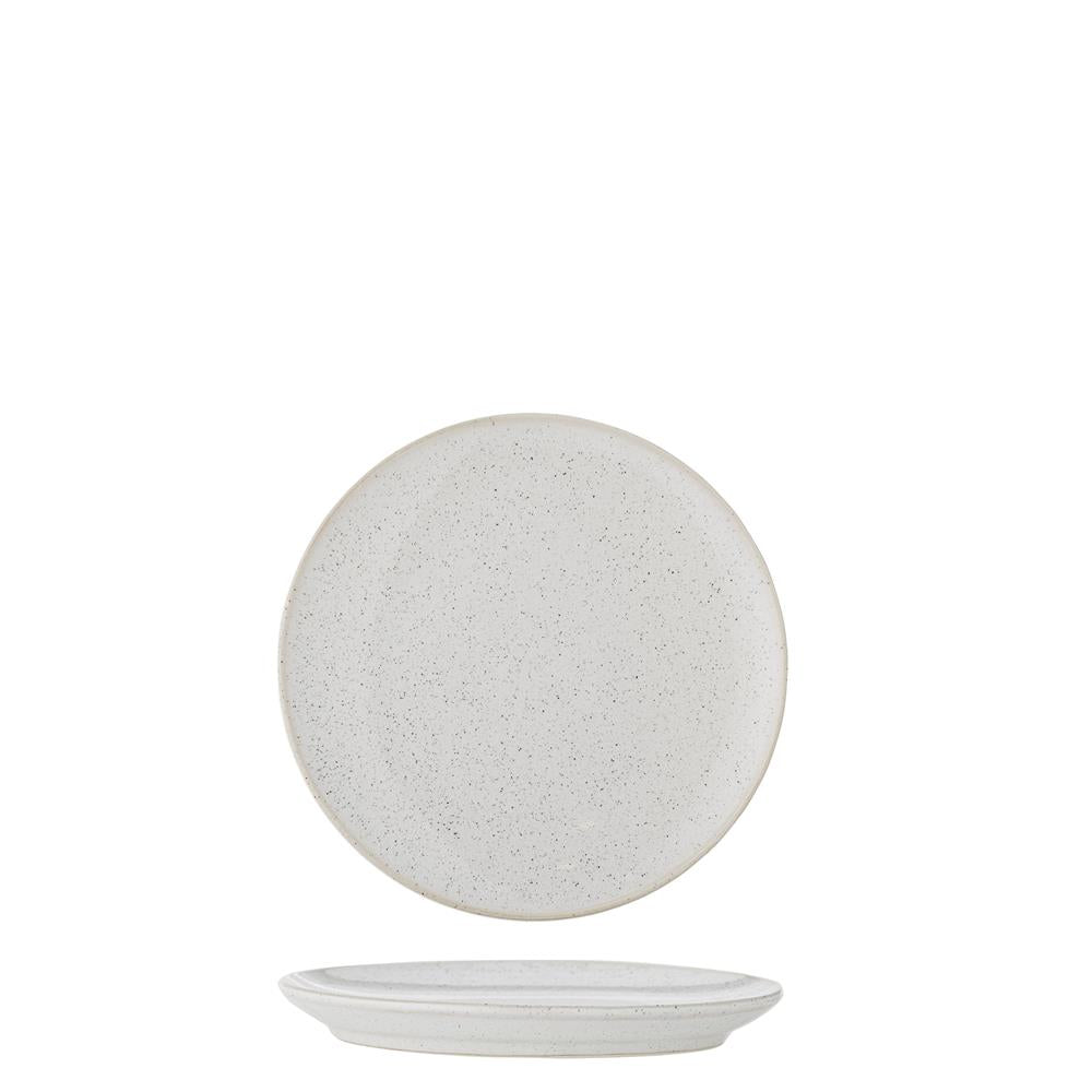 Bloomingville Addison Teller Weiß Steingut 16 cm skandinavisch