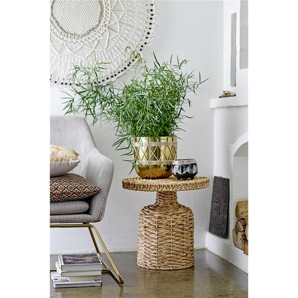 Bloomingville Camo Beistelltisch Natur Wasserhyazinthe Couchtisch Ablage dänisches Design