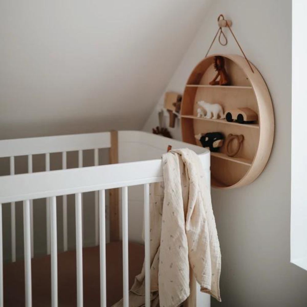 Mushie Beißring Bär, Dried Thyme, aus Silikon, BPA-frei