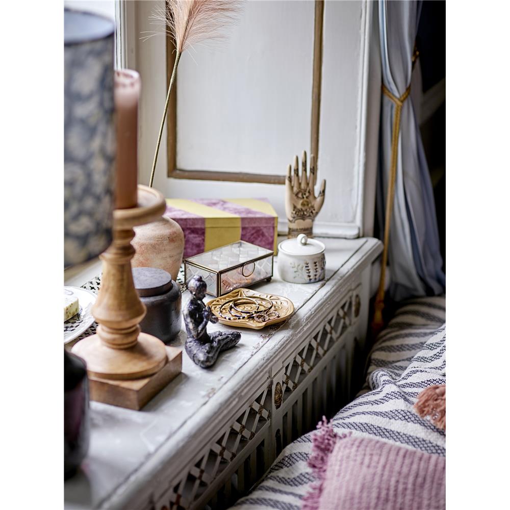 Bloomingville Miiral Deko Statue, in Messingfarbe, aus Harz, L12,5xH13,5xW7 cm