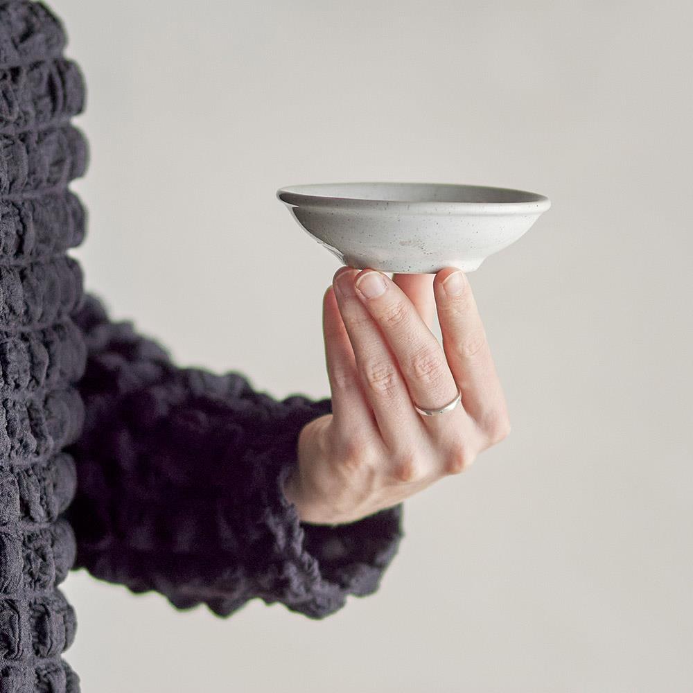 Bloomingville Addison Schale Weiß Steingut 60 ml skandinavisch