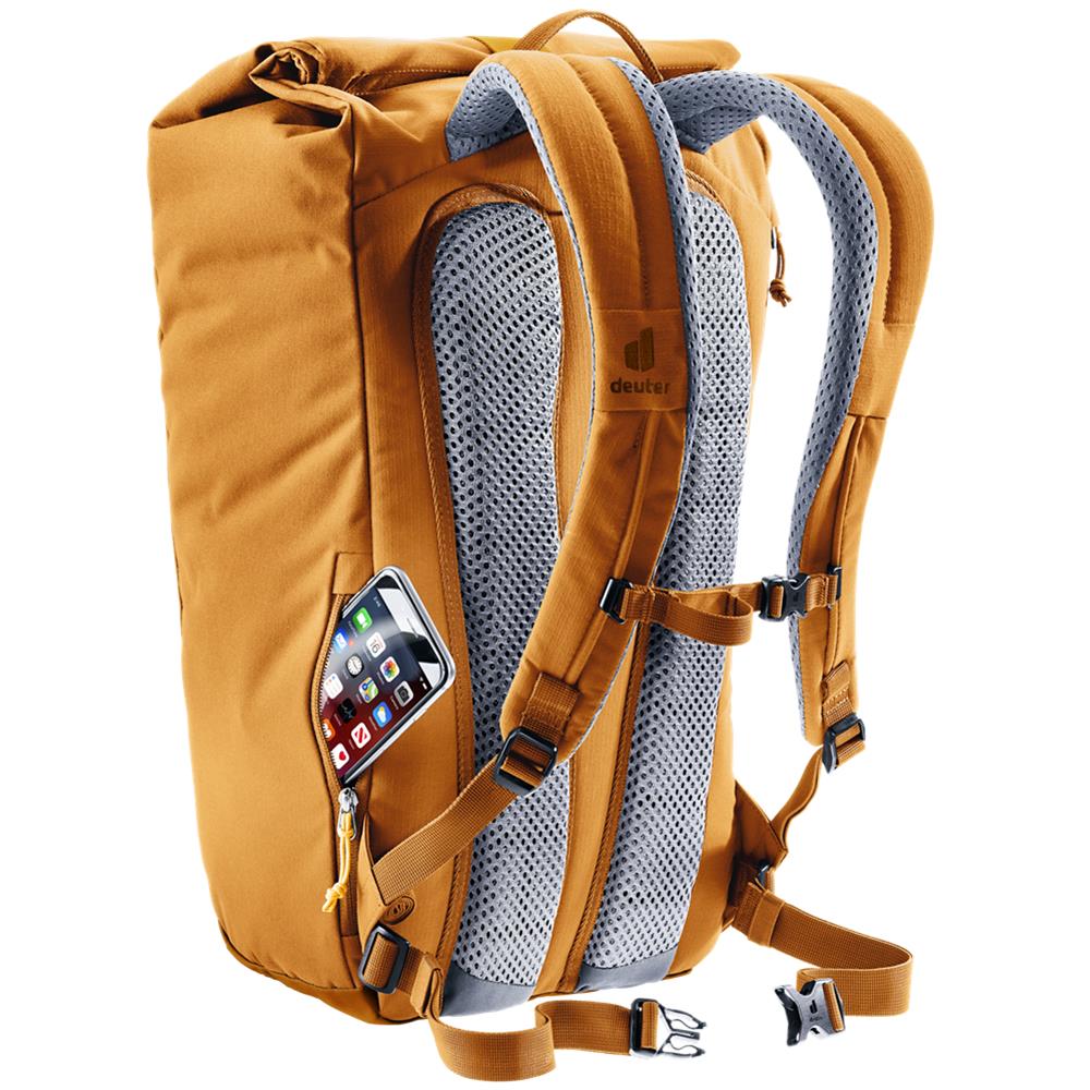 deuter Stepout, Rucksack, amber-maple (orange), 22L, mit Flaschenhalter und Laptopfach
