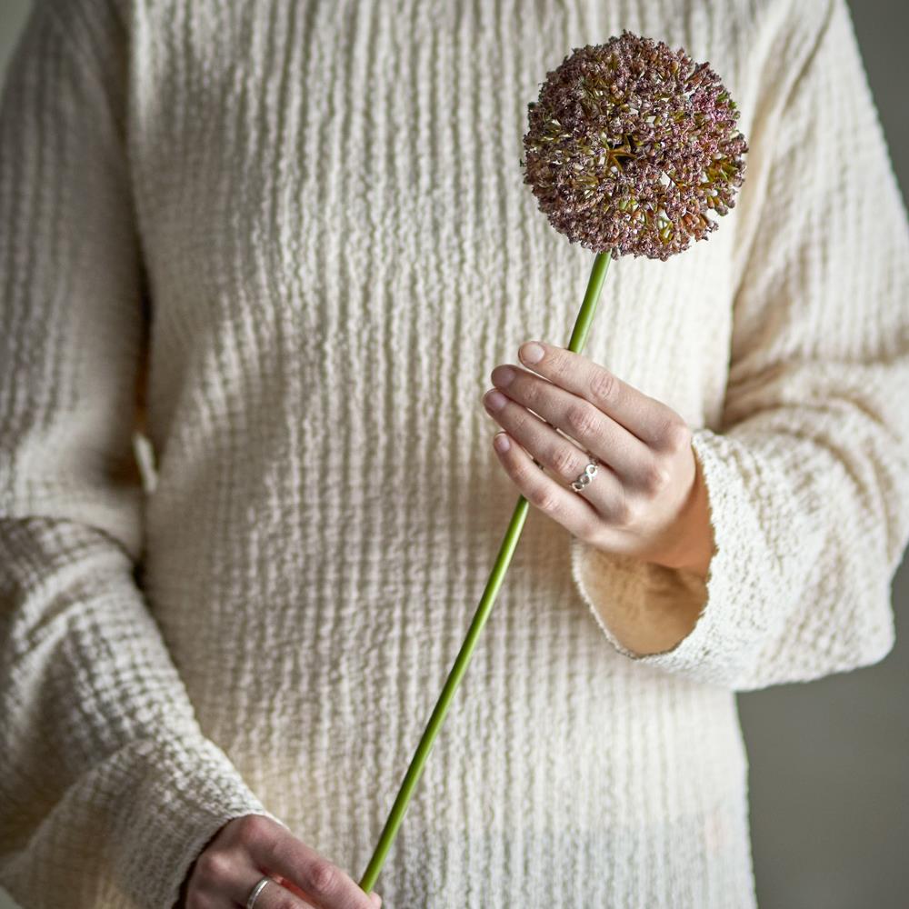 Bloomingville Allium Kunstblume Stiel Braun 9x70cm