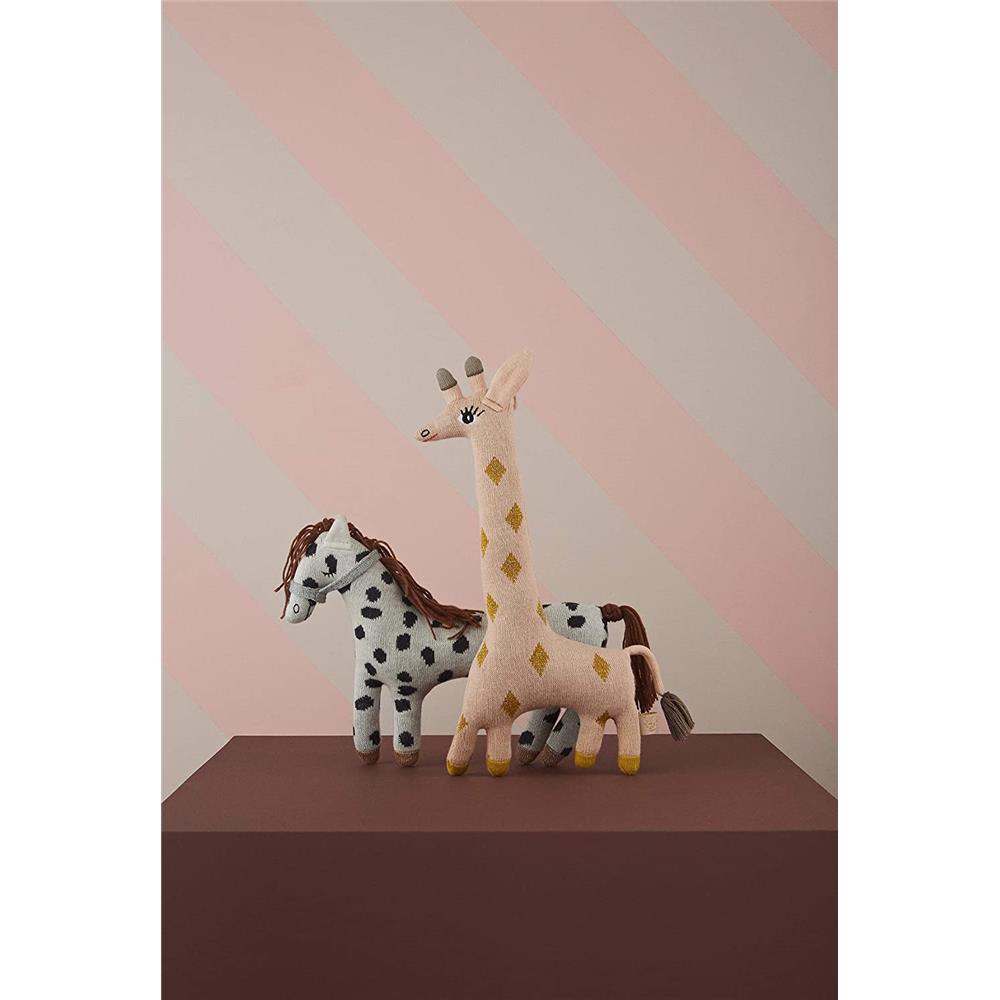 OYOY Mini - Kinderkissen Pferd Pelle, Stofftier, Baumwolle