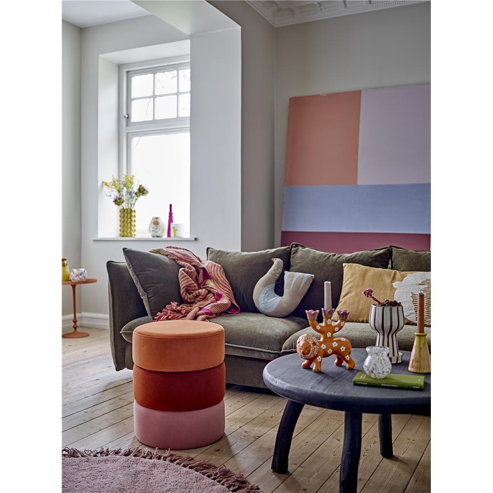 Bloomingville Lenea Teppich, Lila, Wolle D110 cm