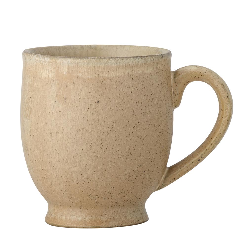 Bloomingville Jatoba Tasse, 400 ml, Braun, Steingut, dänisches Design