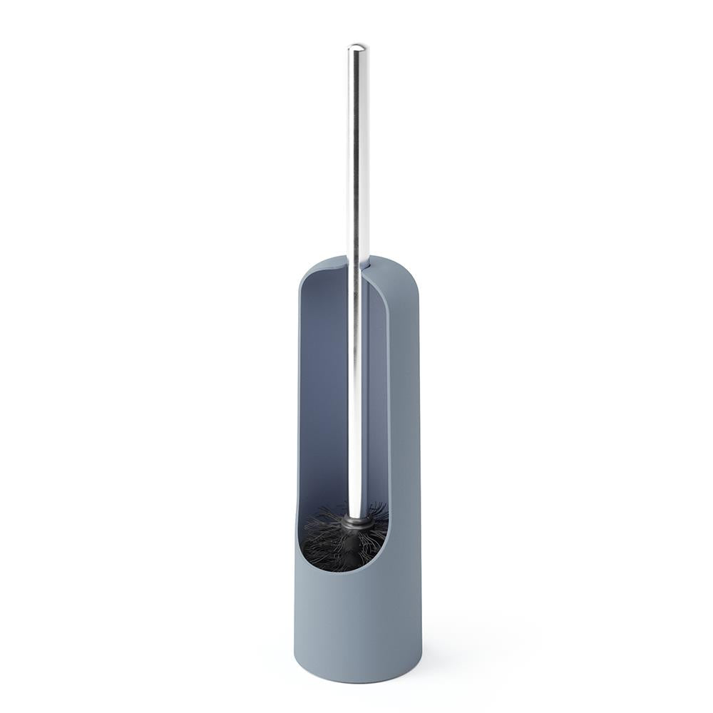 Umbra Touch Toilettenbürstenhalter, WC-Garnitur, WC-Bürste mit Halter, in Schieferblau