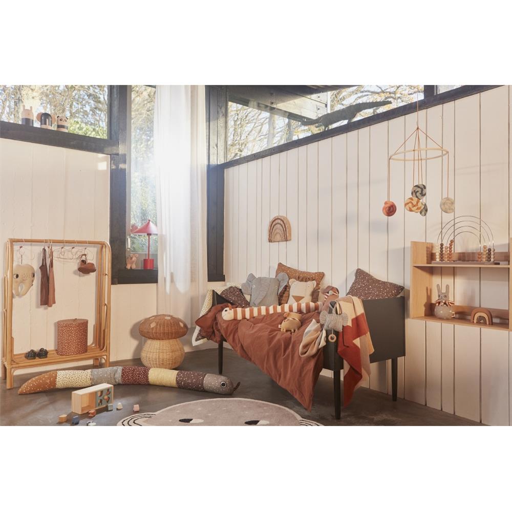 OYOY Mini - Kinderkissen Hope Igel, Stofftier, Bio-Baumwolle